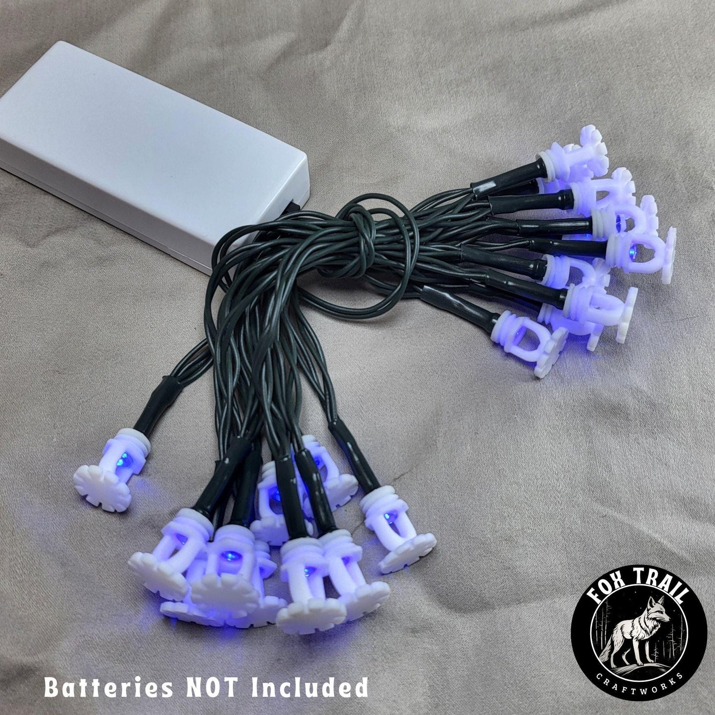 Fire Sprinkler LED String Lights – 20 Bulb Battery Operated