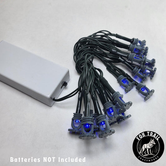 Fire Sprinkler LED String Lights – 20 Bulb Battery Operated