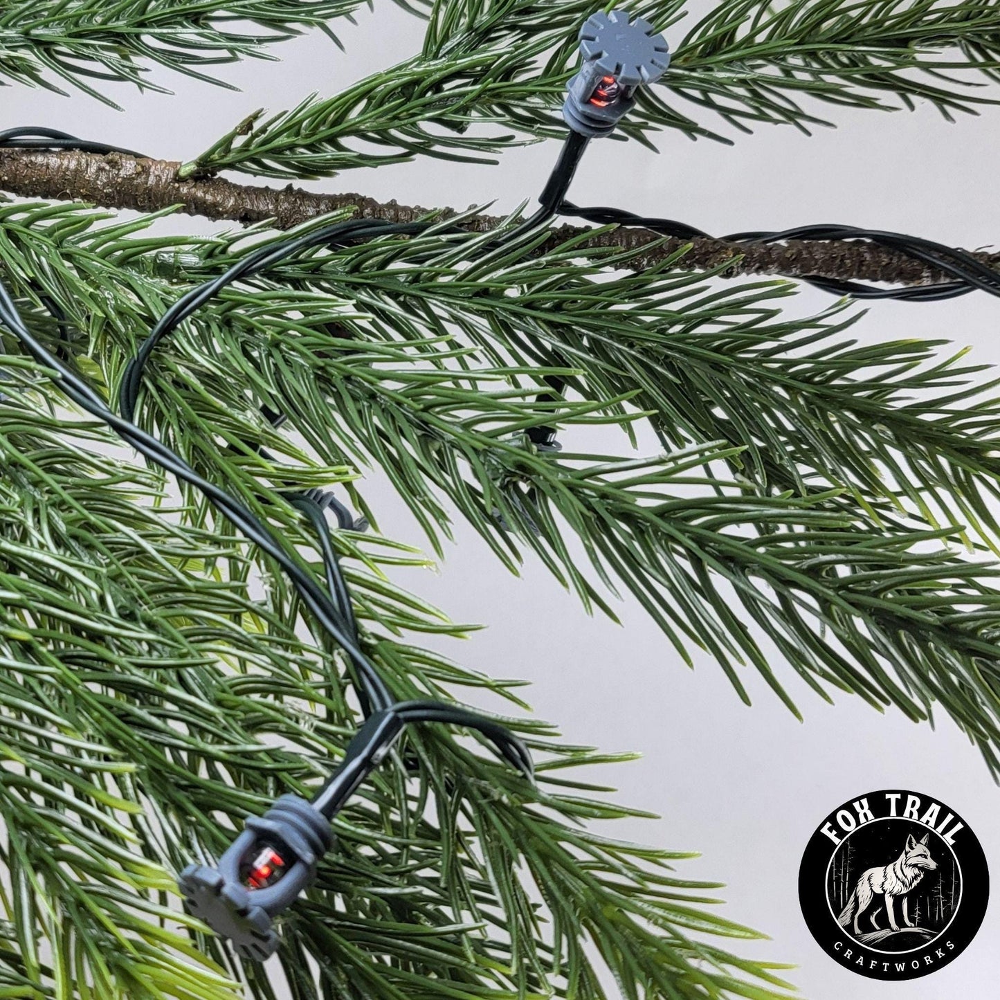 Fire Sprinkler LED String Lights – 20 Bulb Battery Operated