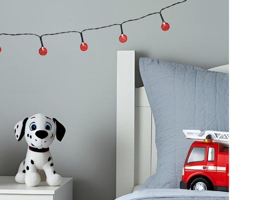 Fire Alarm Water Gong LED String Lights – Battery Operated