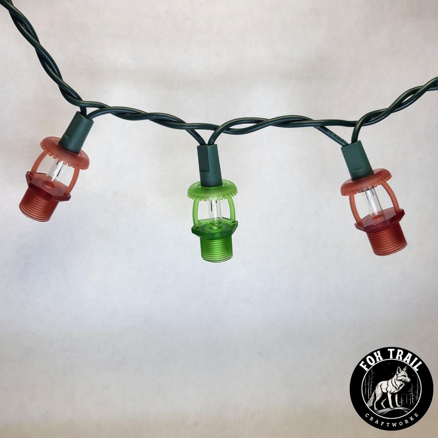 Fire Sprinkler String Lights – White Christmas Edition