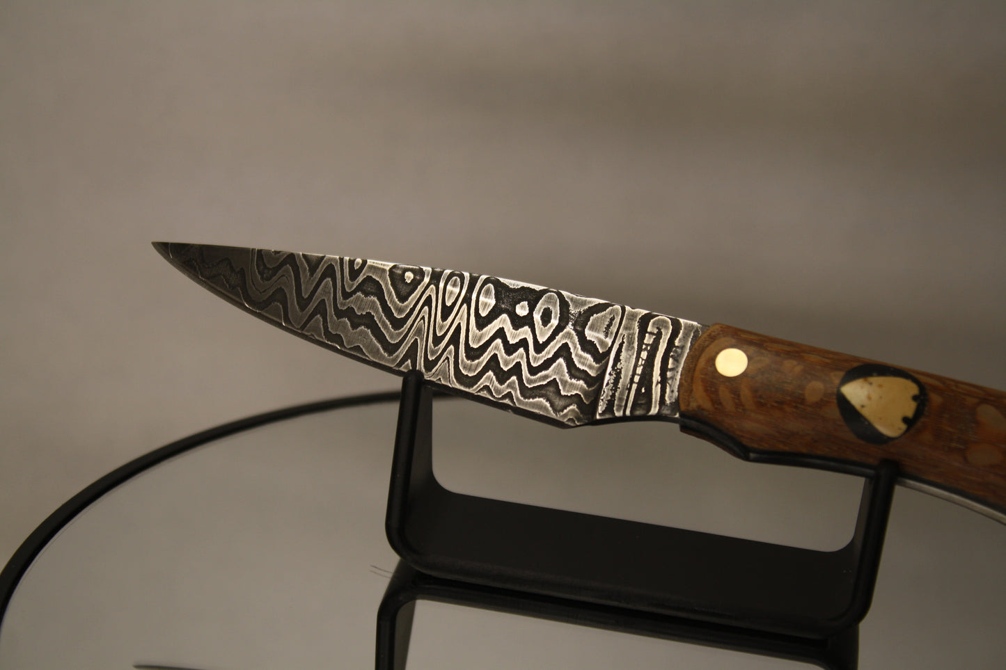 Custom Damascus Neck Knife
