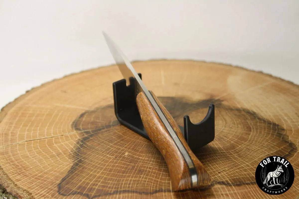 6.5" Custom Neck Knife - S30V Steel, Lacewood Handle, Kydex Sheath