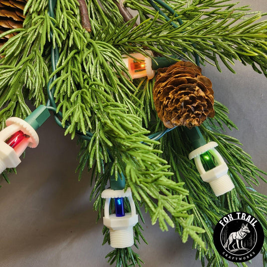 Fire Sprinkler String Lights – Multi‑Color with Clear or White Covers