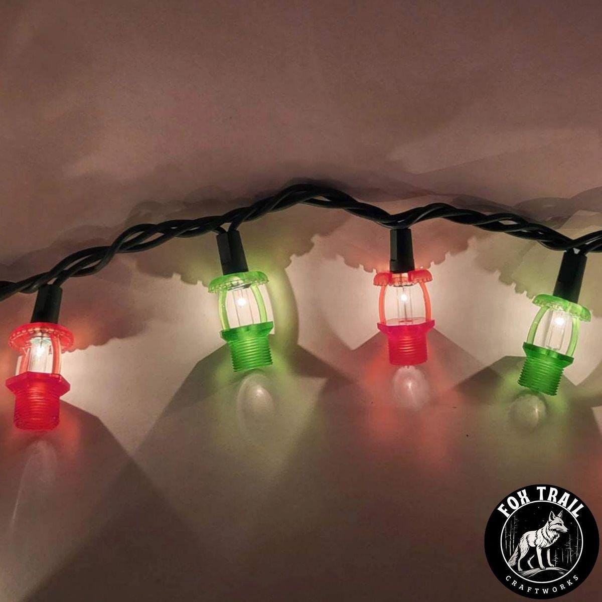 Fire Sprinkler String Lights – White Christmas Edition