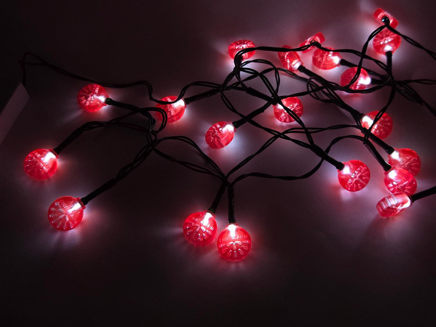 Fire Alarm Water Gong LED String Lights – Battery Operated