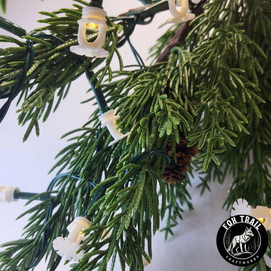 Fire Sprinkler LED String Lights – White Light, Battery Powered (8 Mode)