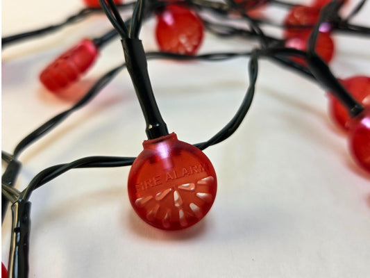 Fire Alarm Water Gong LED String Lights – Battery Operated