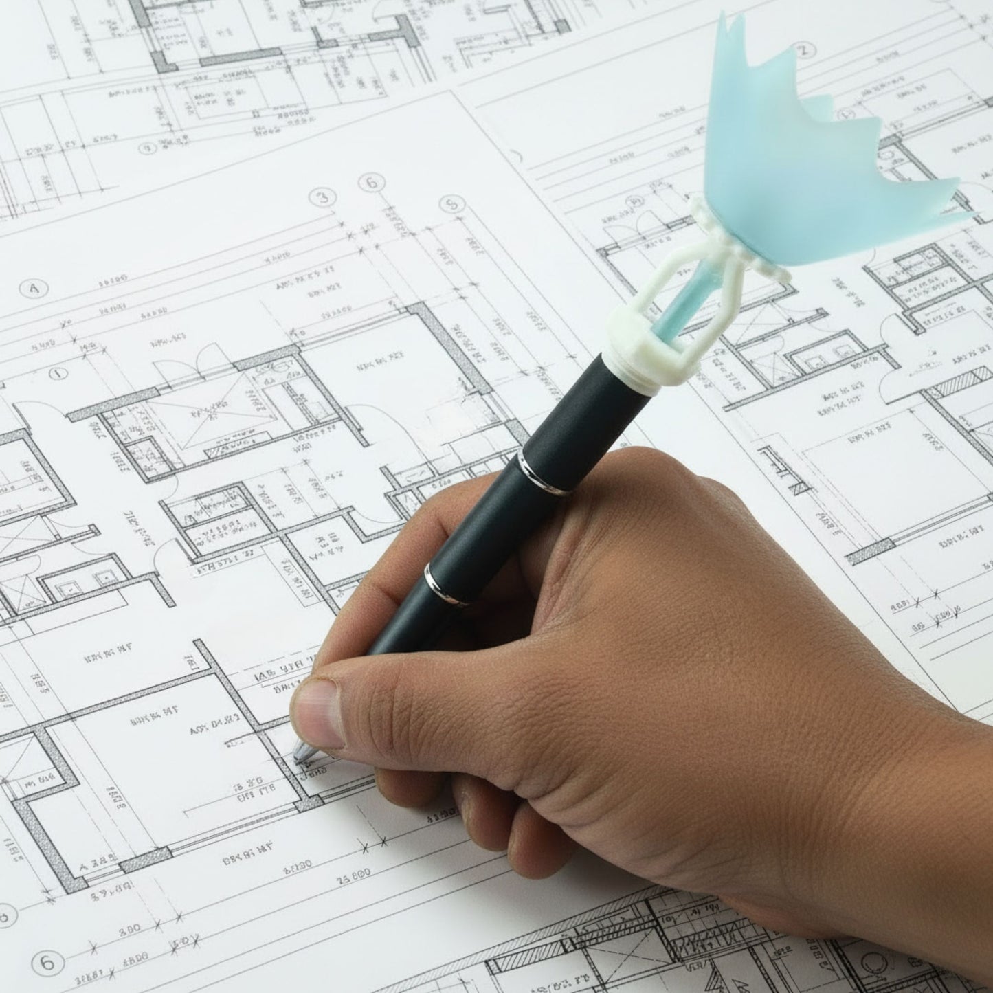 Fire Sprinkler Fidget Pen – Office Desk Toy for Fire Protection