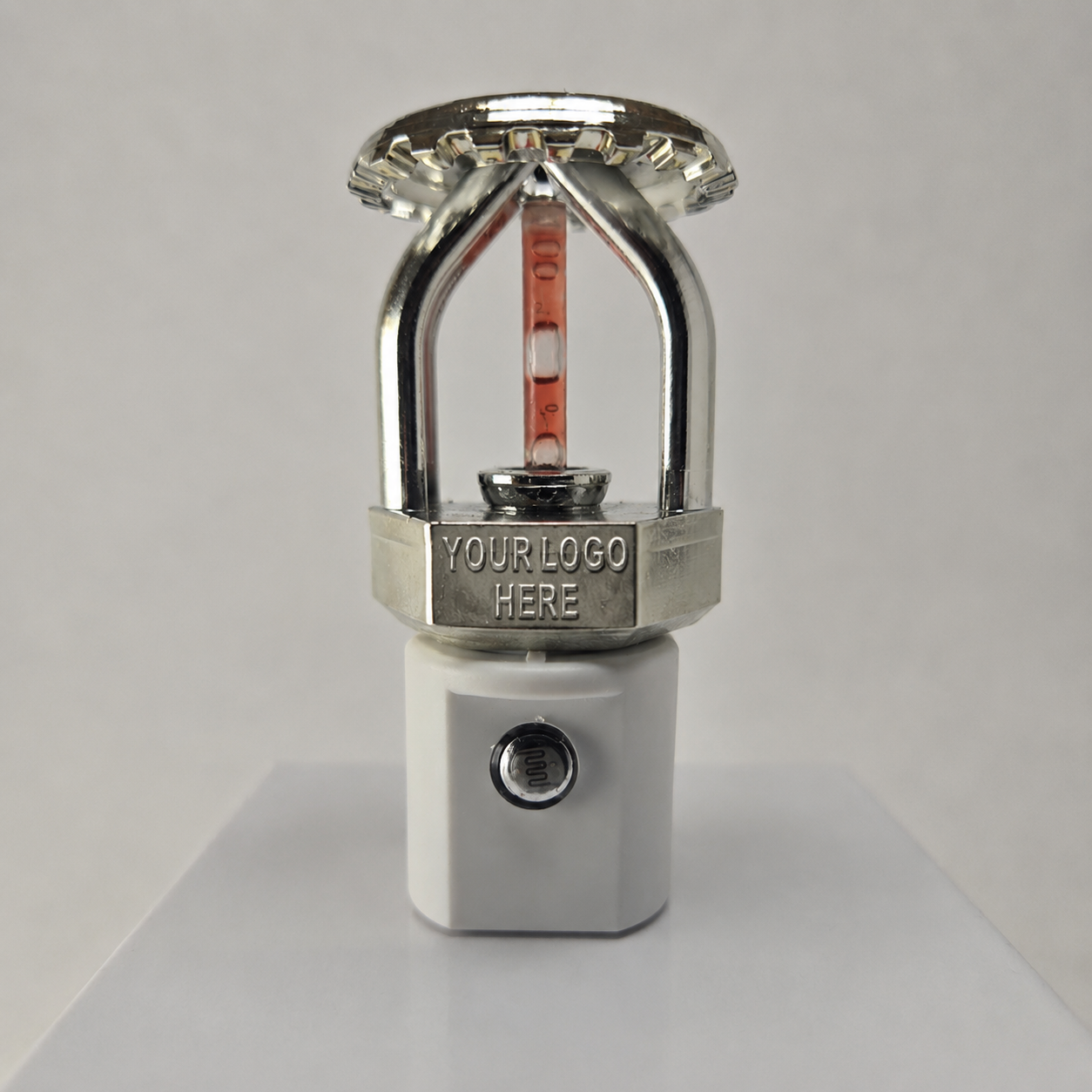 Branded Metalized Fire Sprinkler Night Lights (10 or 20 Pack)