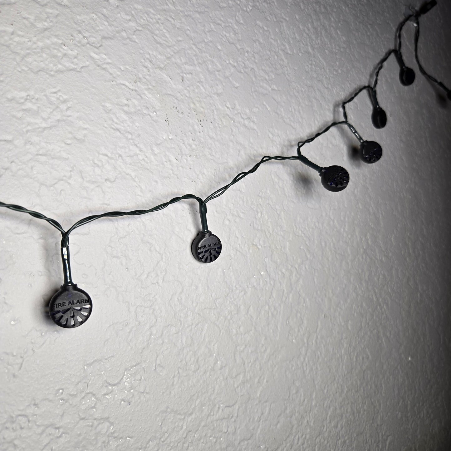 Fire Alarm Water Gong LED String Lights – Battery Operated