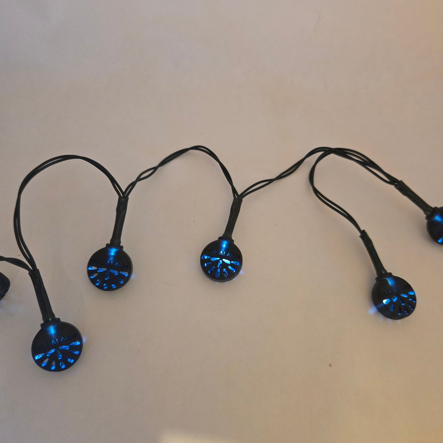 Fire Alarm Water Gong LED String Lights – Battery Operated