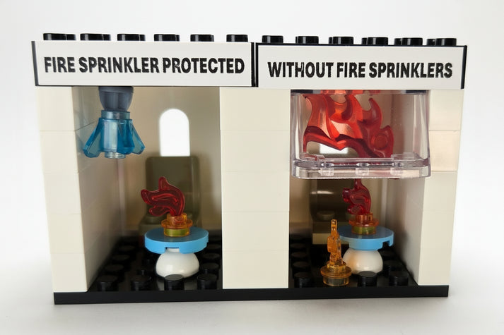 Fire Safety Building Blocks – Mini Fire Sprinkler Demo Kit – Fox Trail ...