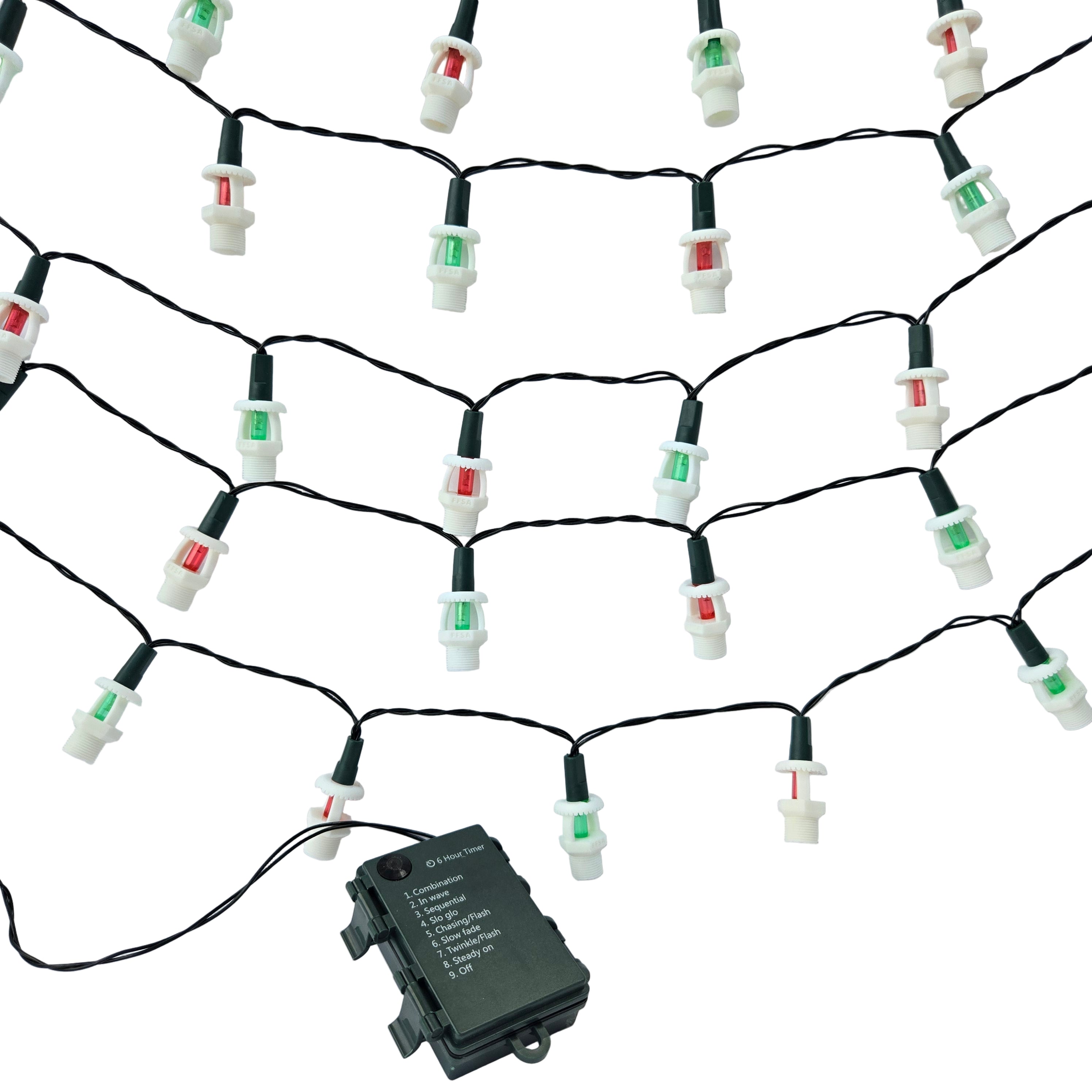 Battery Powered Fire Protection LED String Lights – Holiday Décor – Fox ...