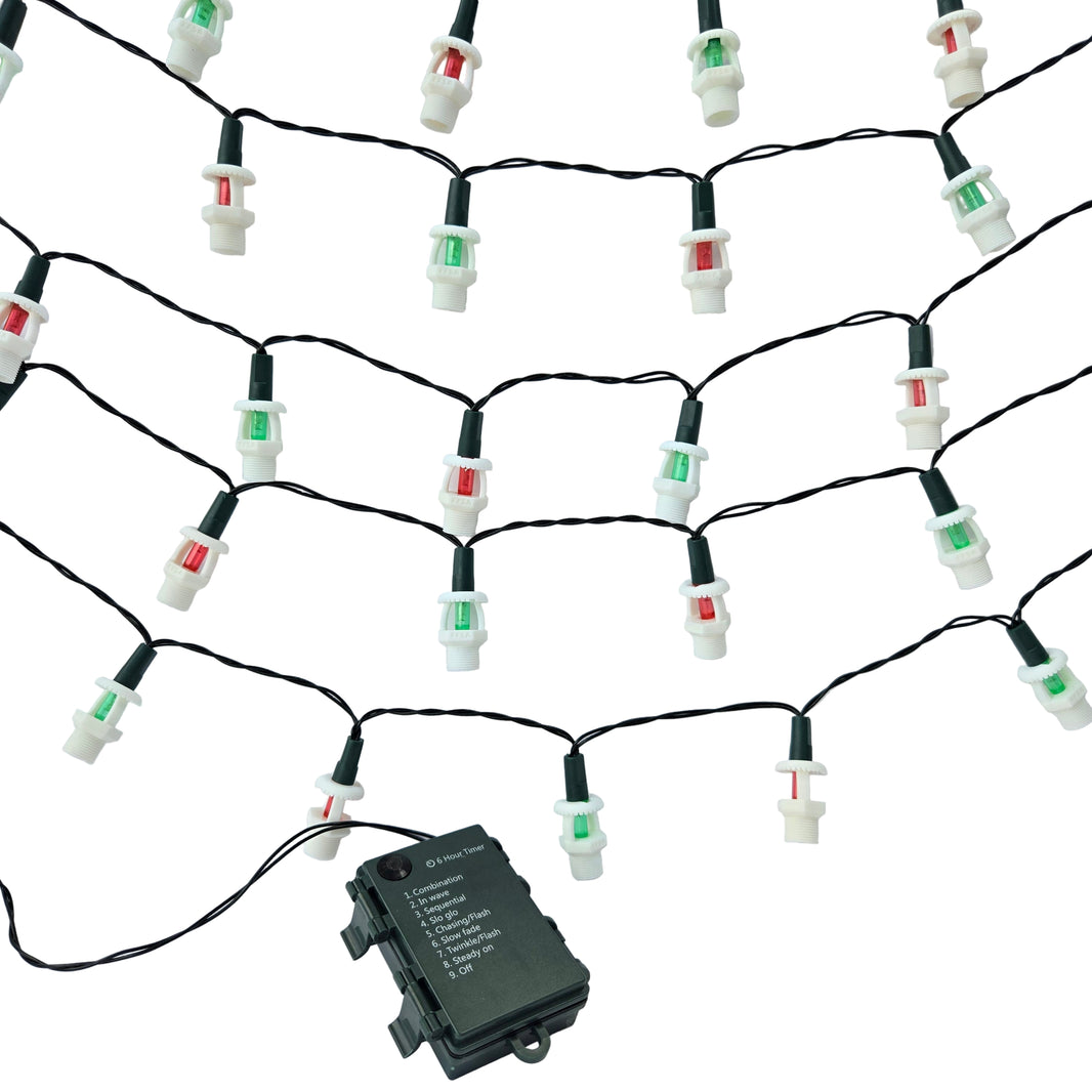 Battery Powered Fire Protection LED String Lights – Holiday Décor – Fox ...