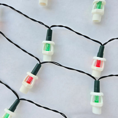 Upright Fire Sprinkler Christmas Lights – Battery Powered (50 LED)