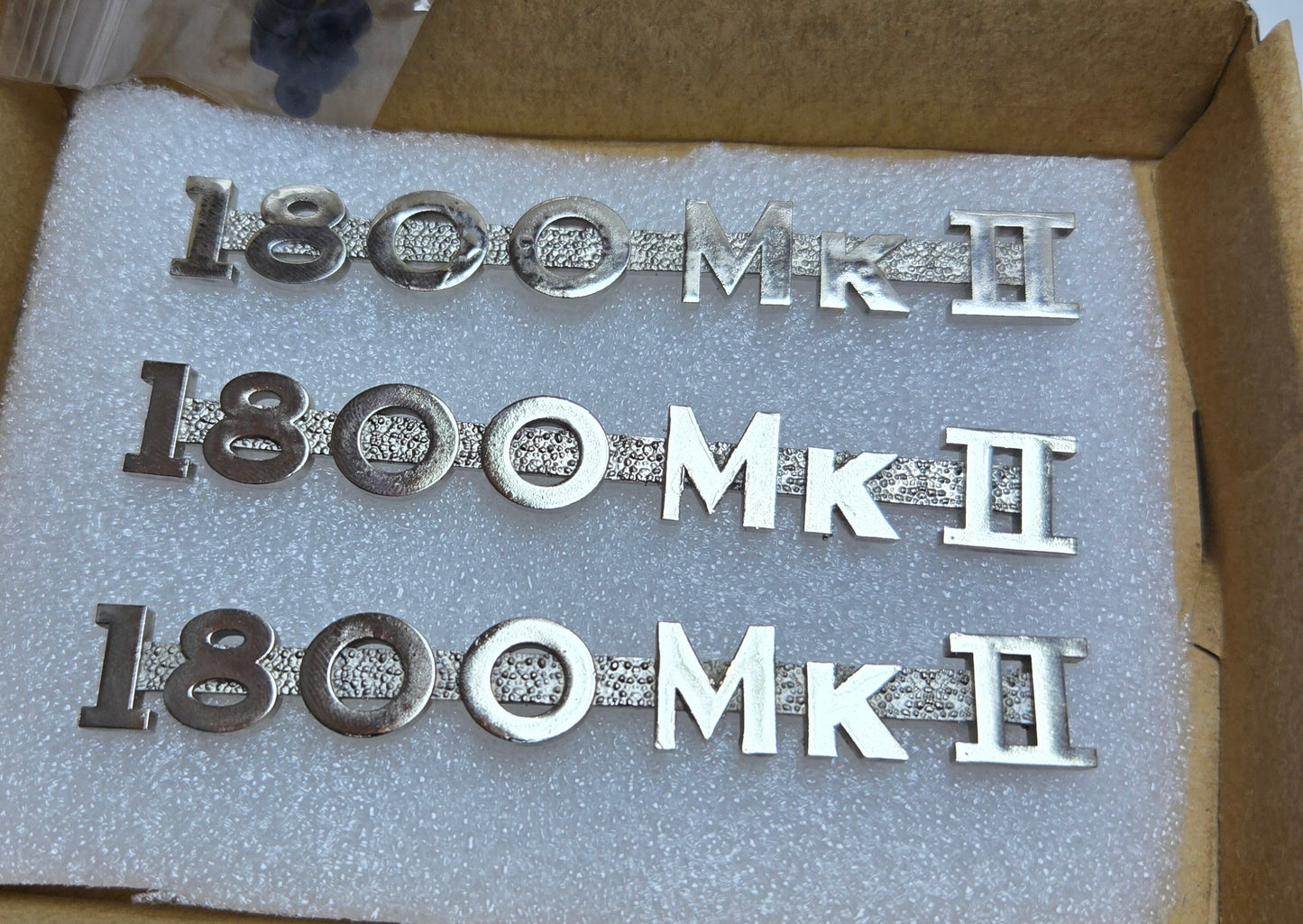 MGA 1800MKII Emblem Set – Custom 1600‑Style Badges (Set of 3)