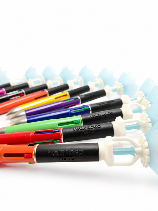 4-Color Fire Sprinkler Fidget Pen (50 or 100 pack)