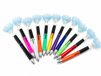 4-Color Fire Sprinkler Fidget Pen (50 or 100 pack)