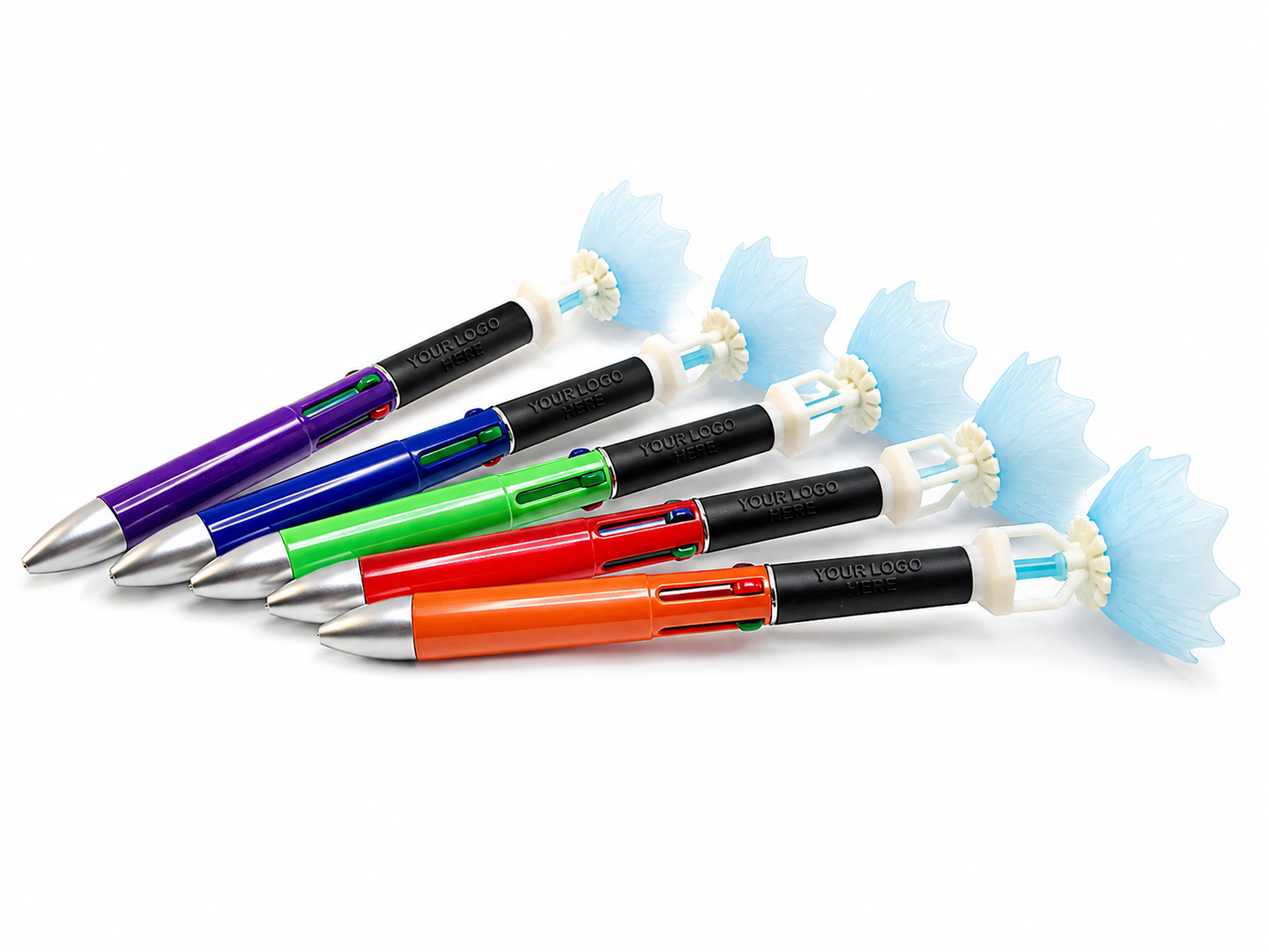 4-Color Fire Sprinkler Fidget Pen (50 or 100 pack)