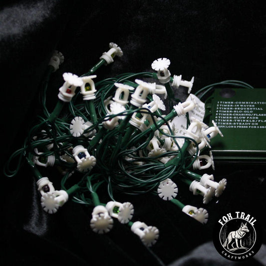 Fire Sprinkler LED String Lights – Multi-Color, Battery Powered (8 Mode)