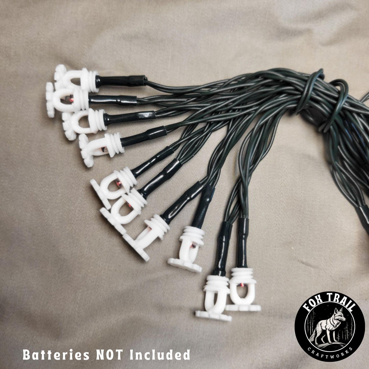 Fire Sprinkler LED String Lights – 20 Bulb Battery Operated