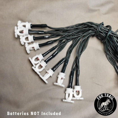 Fire Sprinkler LED String Lights – 20 Bulb Battery Operated