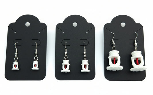 Fire Sprinkler Earrings – Full Set (Tiny + Medium + Large)