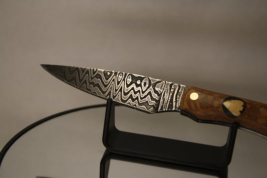 Custom Damascus Neck Knife