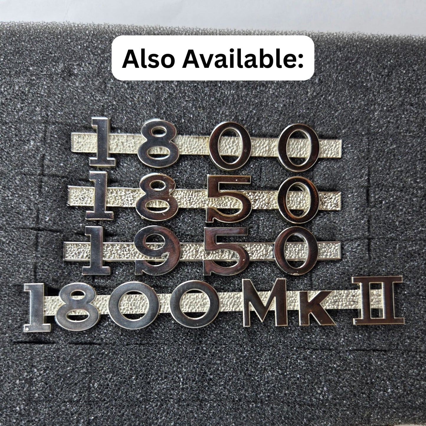 Custom MGA Emblem Set – 1850 Design, Classic 1600-Inspired (Set of 3)