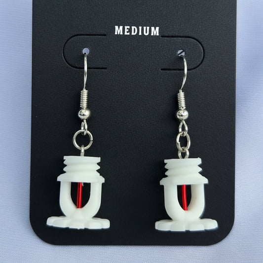 Fire Sprinkler Earrings – Choose from 3 Sizes