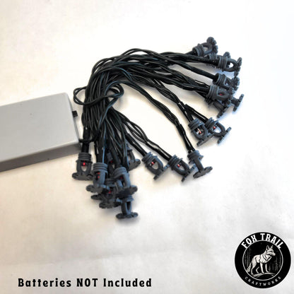 Fire Sprinkler LED String Lights – 20 Bulb Battery Operated