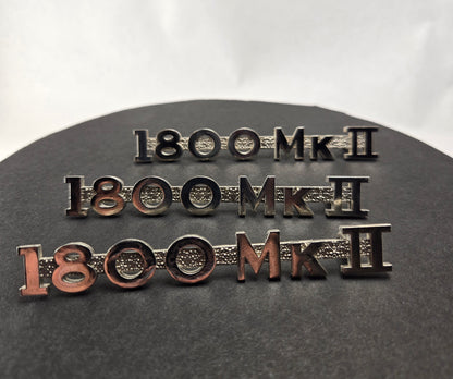 MGA 1800MKII Emblem Set – Custom 1600‑Style Badges (Set of 3)