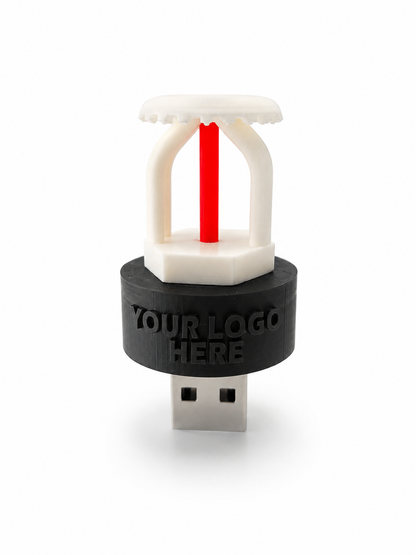 Custom Upright Fire Sprinkler USB Light (50 or 100 pack)